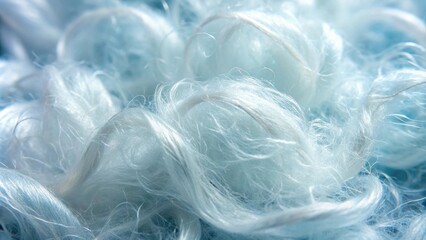 Extreme close-up of polyester stable fiber , macro, fabric, texture, synthetic, material, close-up, detail