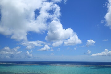 石垣島の海と空