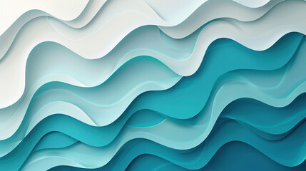 Fototapeta premium white, purple, and teal blue abstract wave gradient background. simple wave wallpaper