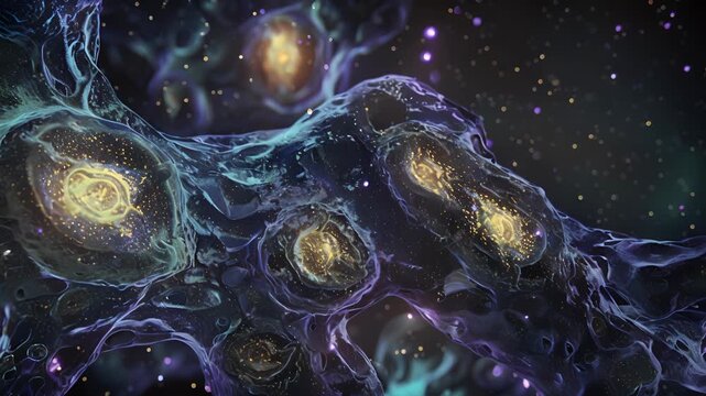 ERstressed cells with activated unfolded protein response UPR pathway observable by fluorescently labeled biomarkers.