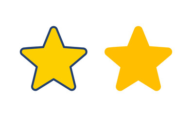 Obraz premium Star Icon vector. rating icon vector. favourite star icon