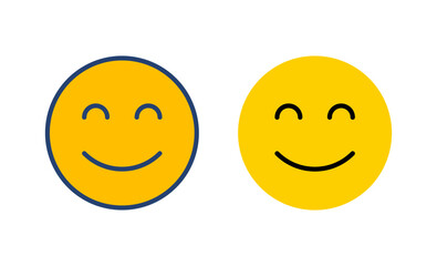 smile icon vector. smile emoticon icon. feedback