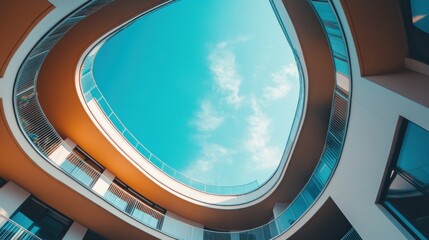 Fototapeta premium Modern Architecture and Sky