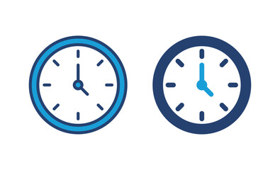 Clock icon vector. Time icon vector. watch icon symbol