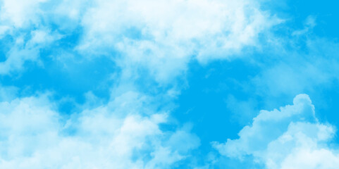 Abstract blue sky with beautiful natural white clouds, sky with white gorgeous fluffy cumulus clouds, abstract white cloud and blue sky with fluffy clouds in sunny day texture background.