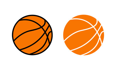 Basketball icon vector. Basketball ball icon. Basketball logo vector icon