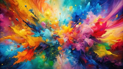 Dynamic abstract expressionism in colorful backgrounds, abstract, dynamic, expressionism, colorful, vibrant, art