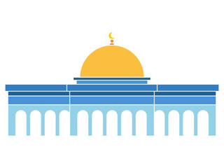 colored masjid mosque al-aqsa jerusalem palestine ancient building old holy sacred praying place
