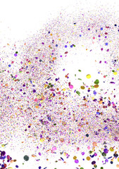  Sky confetti flying in the sky during Pride parade