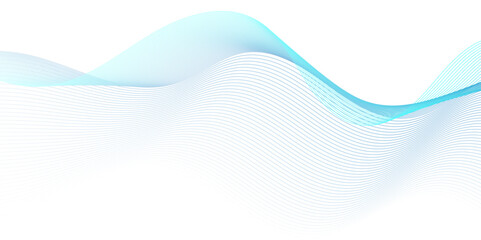 	
Abstract white, blue blend digital wave line technology transparent background. Minimal carve wavy white, blue flowing wave lines and glowing moving lines. Futuristic sound wave lines background.