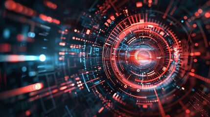 Obraz premium Abstract Digital Technology Background
