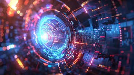 Abstract Digital Tunnel