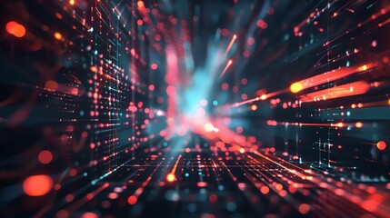 Obraz premium Abstract Digital Network