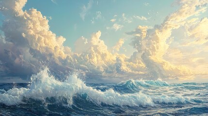 Panorama of the sea