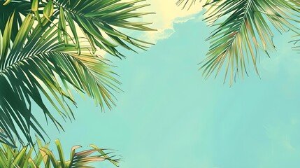 Palm tree background