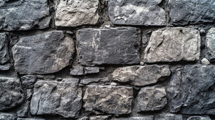 Texture of a stone wall. Old castle stone wall texture background. Stone wall as a background or texture. Part of a stone wall, for background or texture , ai