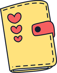 School Notebook Illustration