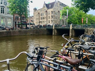 Dutch bike parking lot