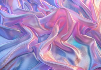 Obraz premium Abstract Iridescent Fabric Texture