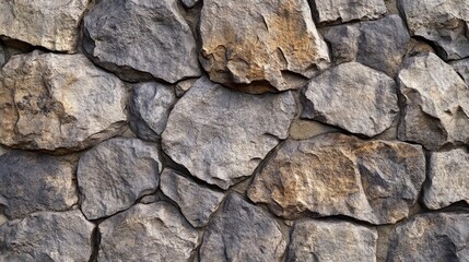 Obraz premium Texture of a stone wall. Old castle stone wall texture background. Stone wall as a background or texture. Part of a stone wall, for background or texture , ai