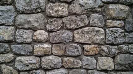 Texture of a stone wall. Old castle stone wall texture background. Stone wall as a background or texture. Part of a stone wall, for background or texture , ai