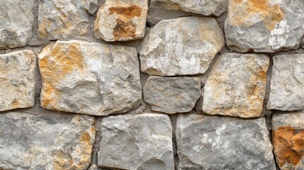 Fototapeta premium Texture of a stone wall. Old castle stone wall texture background. Stone wall as a background or texture. Part of a stone wall, for background or texture , ai