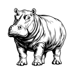 Fototapeta premium black and white animal vector, types of animals, about animals