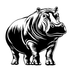 Obraz premium black and white animal vector, types of animals, about animals