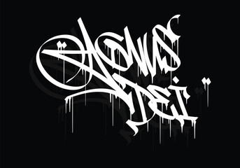 AGNUS DEI graffiti tag style design