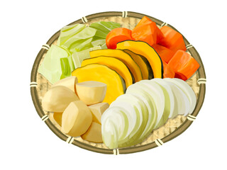 カット野菜5種（ザル付き）