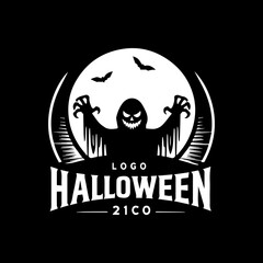 halloween design logo