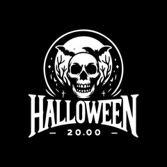 halloween design logo
