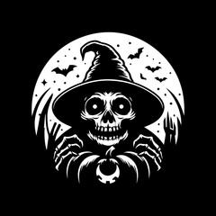 halloween design logo