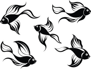 Angel fish vector illustration 