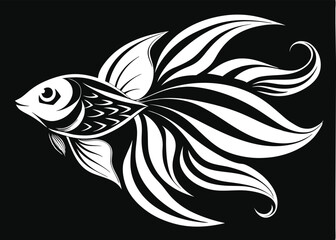 Angel fish vector illustration 