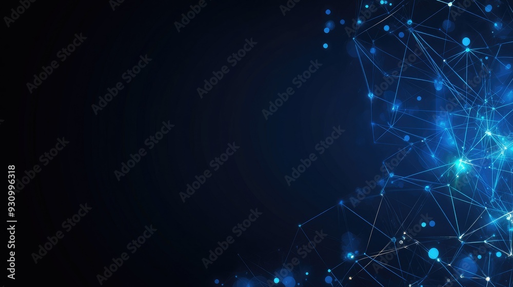Aufkleber high tech technology geometric and connection system background