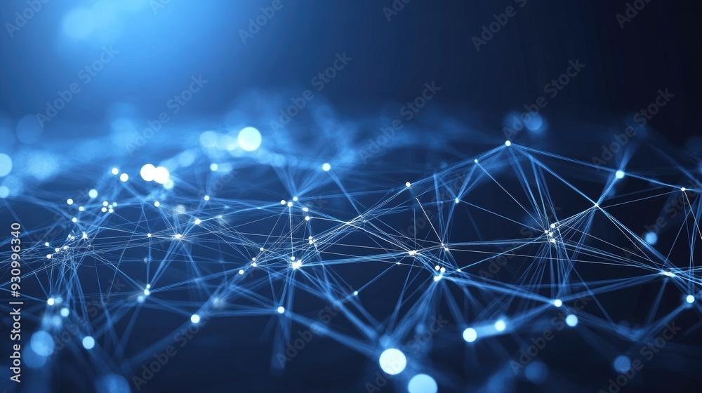 Aufkleber high tech technology geometric and connection system background
