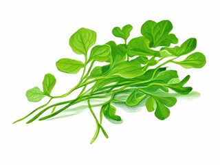 the AI Image Generator, maidenhair fern with striking black stems