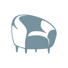 Chair icon logo design