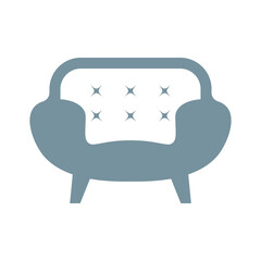 Chair icon logo design