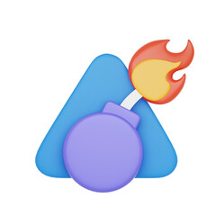 blue cyber security 3d illustration