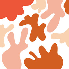 Obraz premium Neutral Abstract Shapes Background