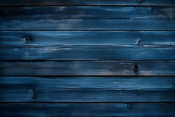 Fototapeta premium Abstract background of blue wooden planks
