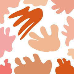 Obraz premium Neutral Abstract Shapes Background