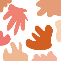 Neutral Abstract Shapes Background