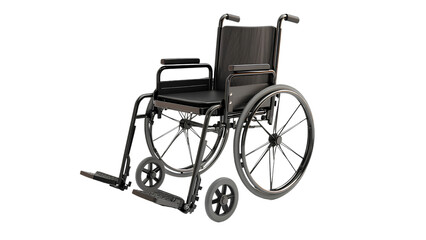 Fototapeta premium Standard Wheelchair - High-Resolution Image of Mobility Aid