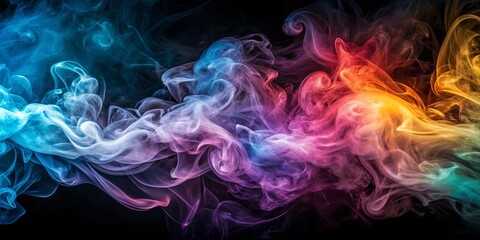Fototapeta premium Abstract smoke background with swirling patterns, smoke, abstract, background, design, texture, flowing, haze, fog, mist