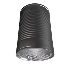 The Can metal for  food or health concept 3d rendering.