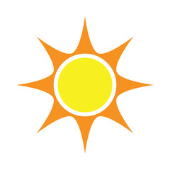 sun ilustration logo