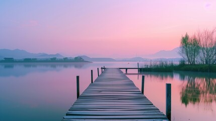 Fototapeta premium Free good morning scene wallpaper background photo